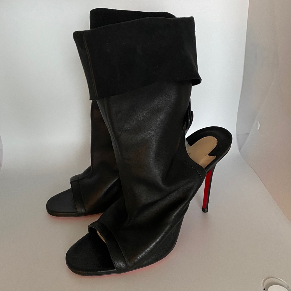 Christian Louboutin Mistinguetre 100Black Booties
